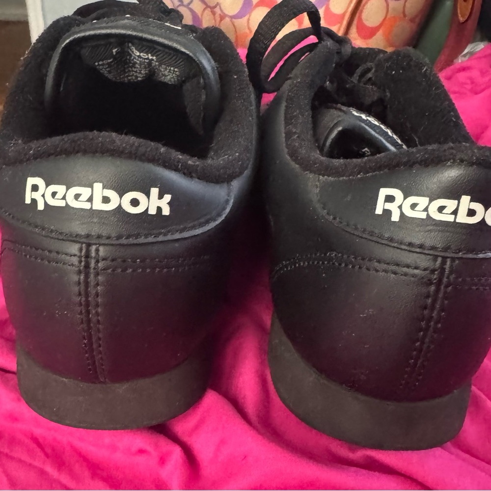 Reebok Classic Black Athletic Shoes